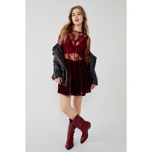 Free People Marlie Lace Mini Dress